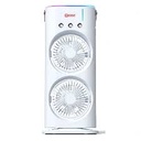 Rechargeable Remote Control Double Head Spray Cooling Fan